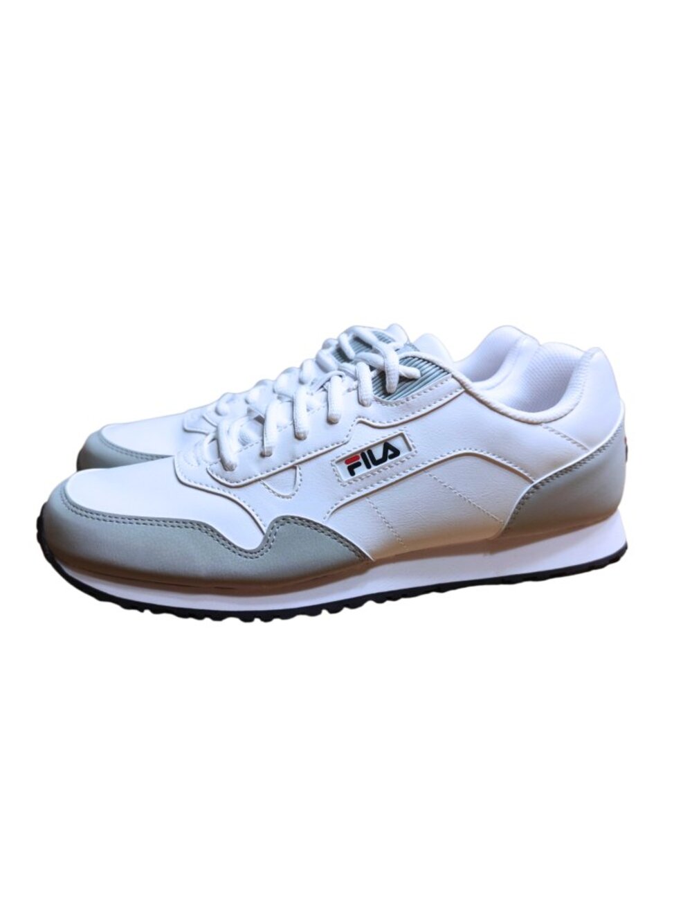 FILA Men's Cress Distress Ares White / Grey Shoes Size 11.5 1RM01997-125
